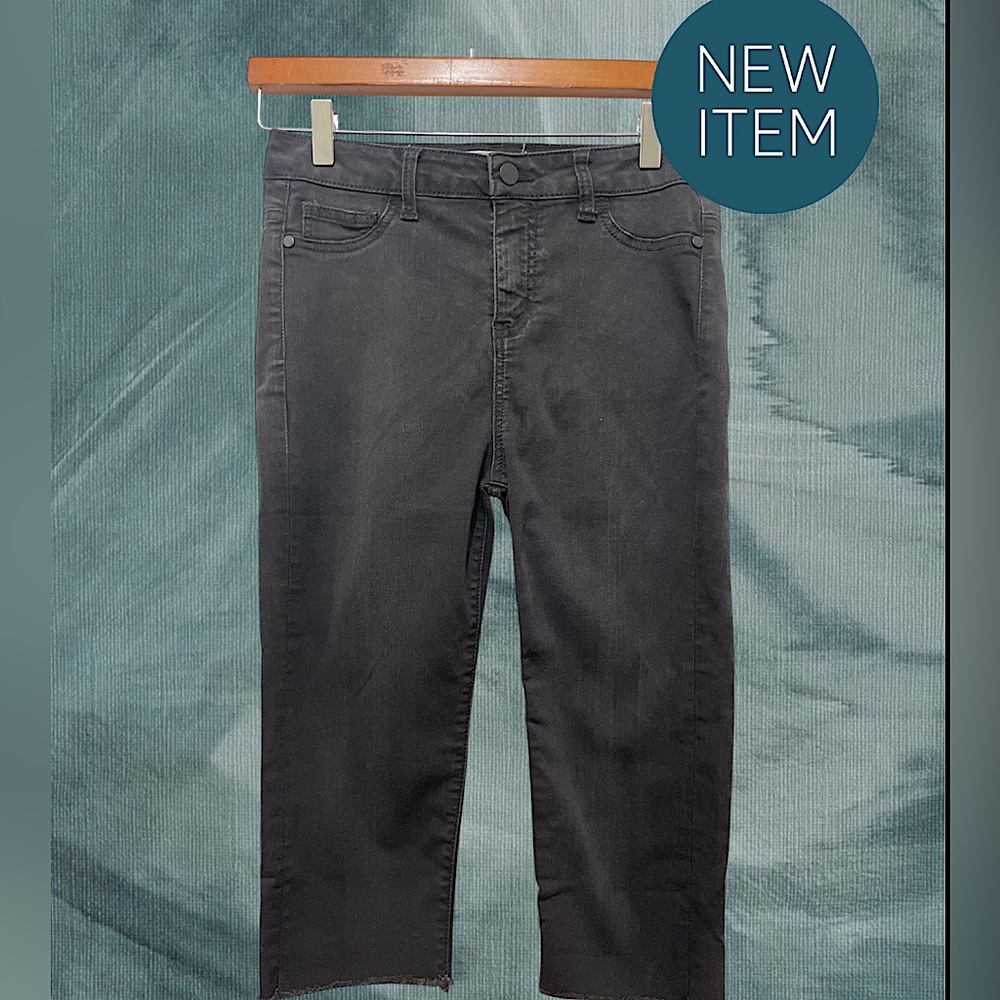 ASPHALT Capri Jeans High-Rise Skinny Black Size L.